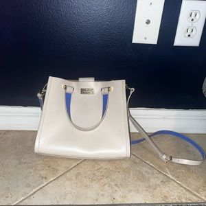 Kate Spade Small Purse Tan/Electric Blue